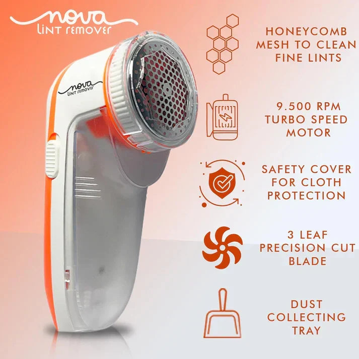 Nova Electric Lint Remover | Fabric Shaver for All Woollen Clothes